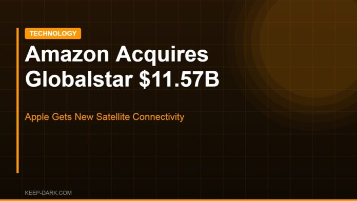 Amazon Globalstar Apple satellite connectivity iPhone 2026