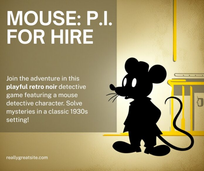 Mouse PI For Hire Game Release April 2026
